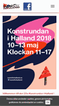 Mobile Screenshot of konstlivhalland.se